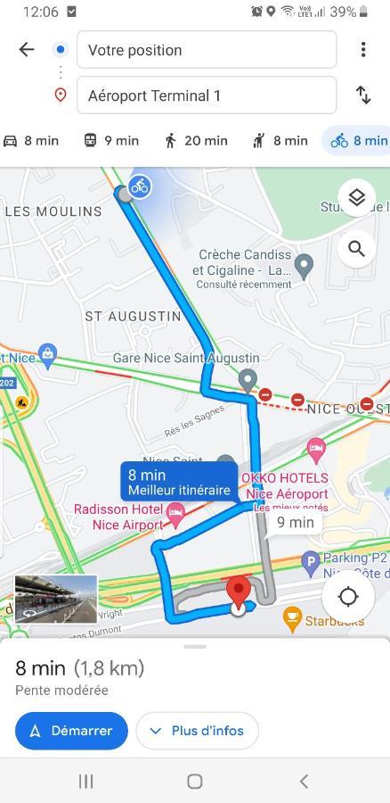 Appartements Renove 2023 Proche Aeroport 5Min, Gare Sncf 2 Min, Tramway Au Pied De L'Immeuble , Parking Possible, Renovated Apartments 2023 Near The Airport 5 Min, Train Station 2 Min, Tram Next To The Building 1 Min, Parking Possible Nice Exteriör bild