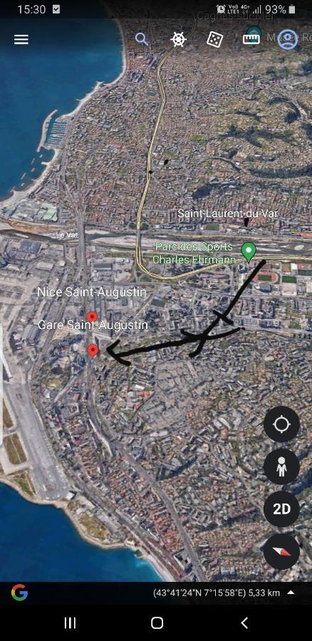 Appartements Renove 2023 Proche Aeroport 5Min, Gare Sncf 2 Min, Tramway Au Pied De L'Immeuble , Parking Possible, Renovated Apartments 2023 Near The Airport 5 Min, Train Station 2 Min, Tram Next To The Building 1 Min, Parking Possible Nice Exteriör bild